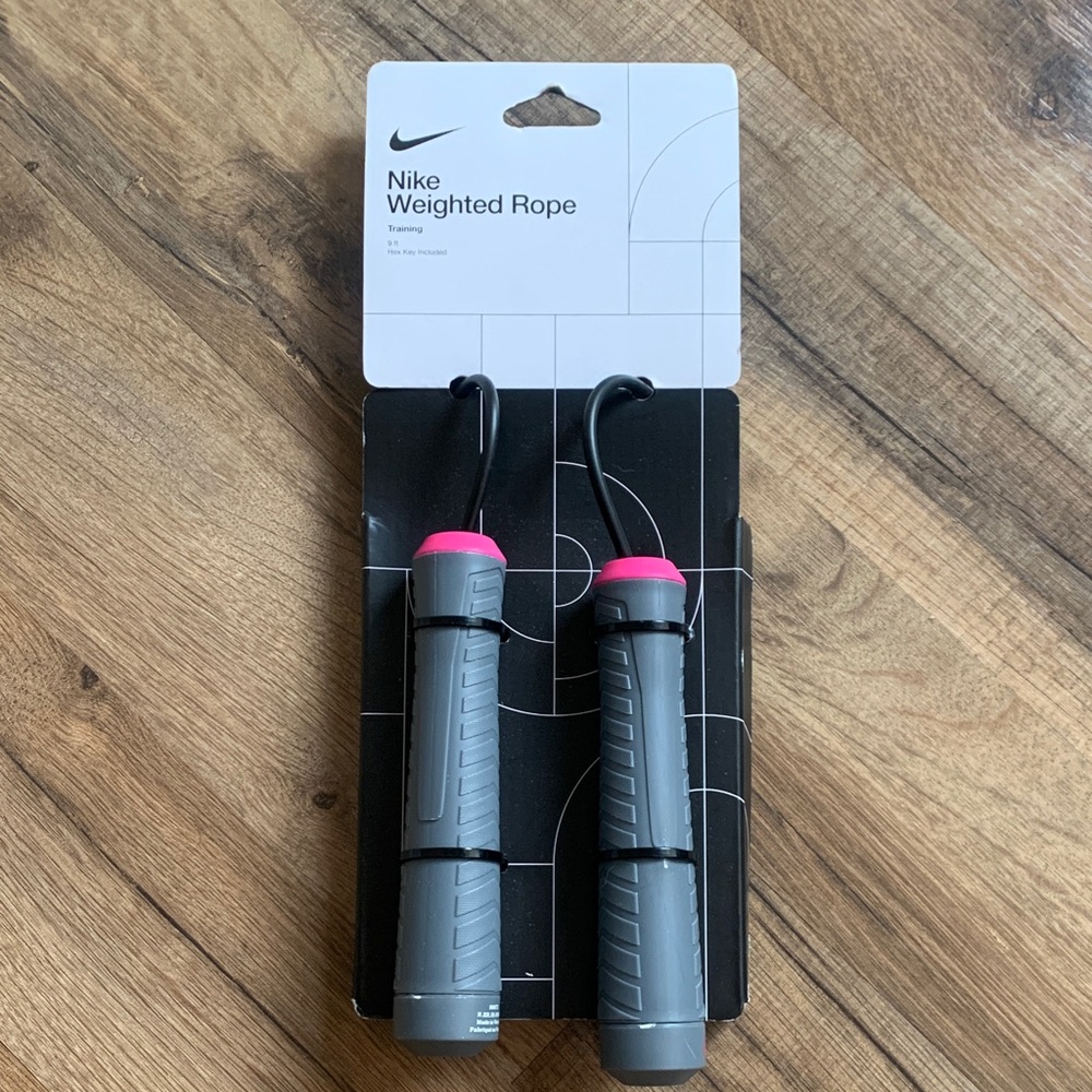 Nike Weighted Rope Training 9 ft 1/2 lb weight in each handle NIB